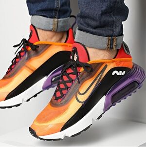 Nike Air Max 2090 in Orange and Black Men's Shoes. Size-11.5US, 29.5cm